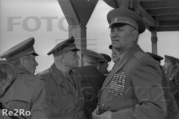 Андрей Антонович Гречка на учениях Днепр-67